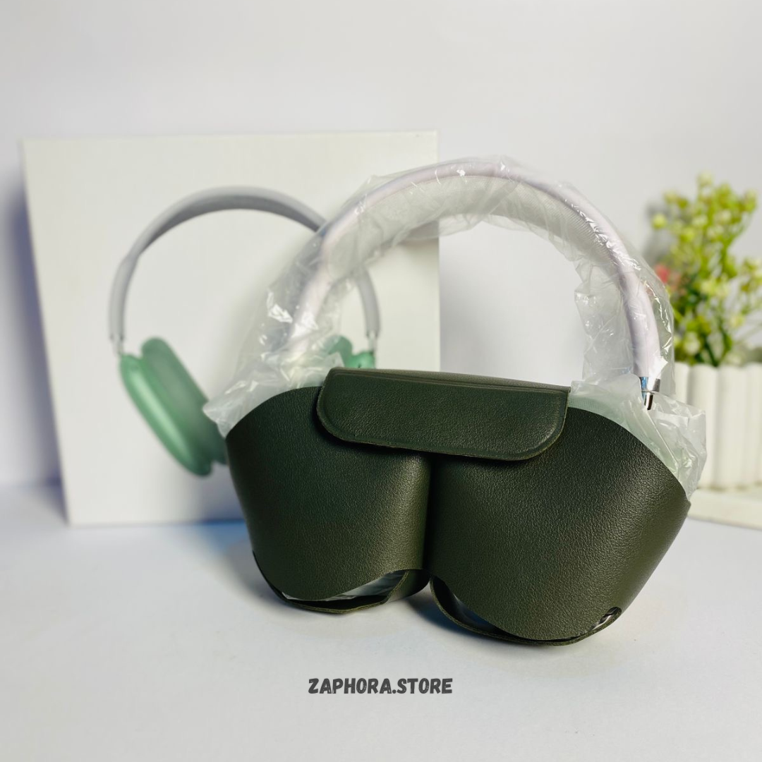 Apple Airpods Max With Logo, Pop Up & Free Leather Case ( Works with Android & iOS both)