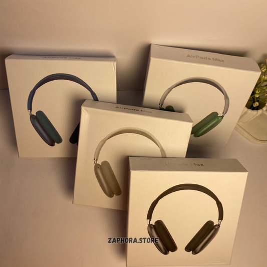 Apple Airpods Max With Logo, Pop Up & Free Leather Case ( Works with Android & iOS both)