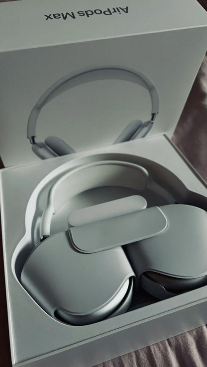 Apple Airpods Max With Logo, Pop Up & Free Leather Case ( Works with Android & iOS both)